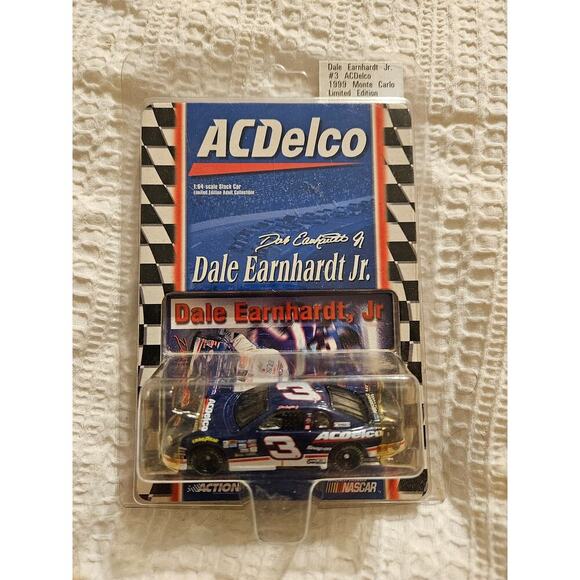 DALE EARNHARDT JR. #3 AC Delco 1999 Monte Carlo 1:64 Stock Car Action Racing - Picture 1 of 5